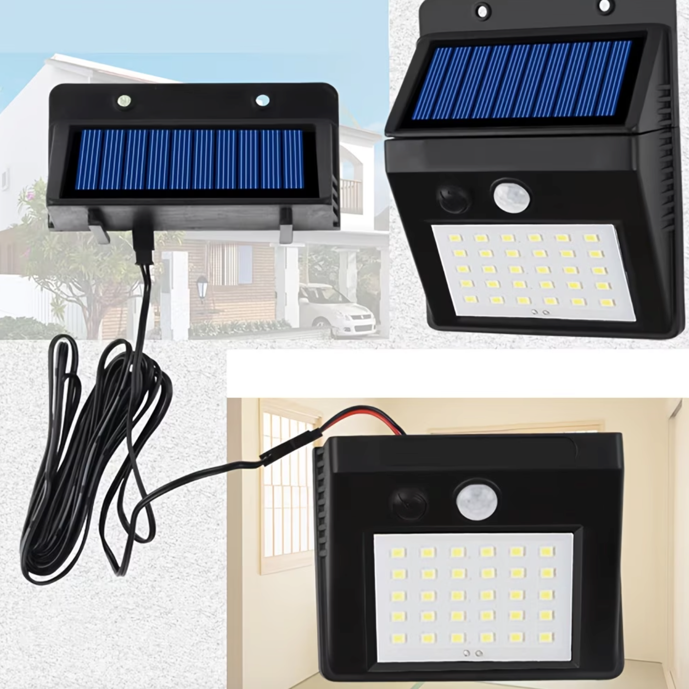 Lampara 30 Led Solar Con Sensor