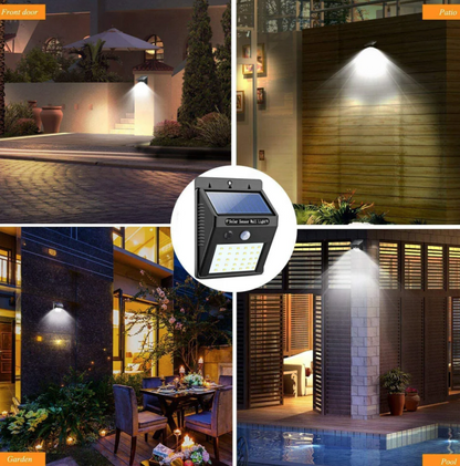 Lampara 30 Led Solar Con Sensor