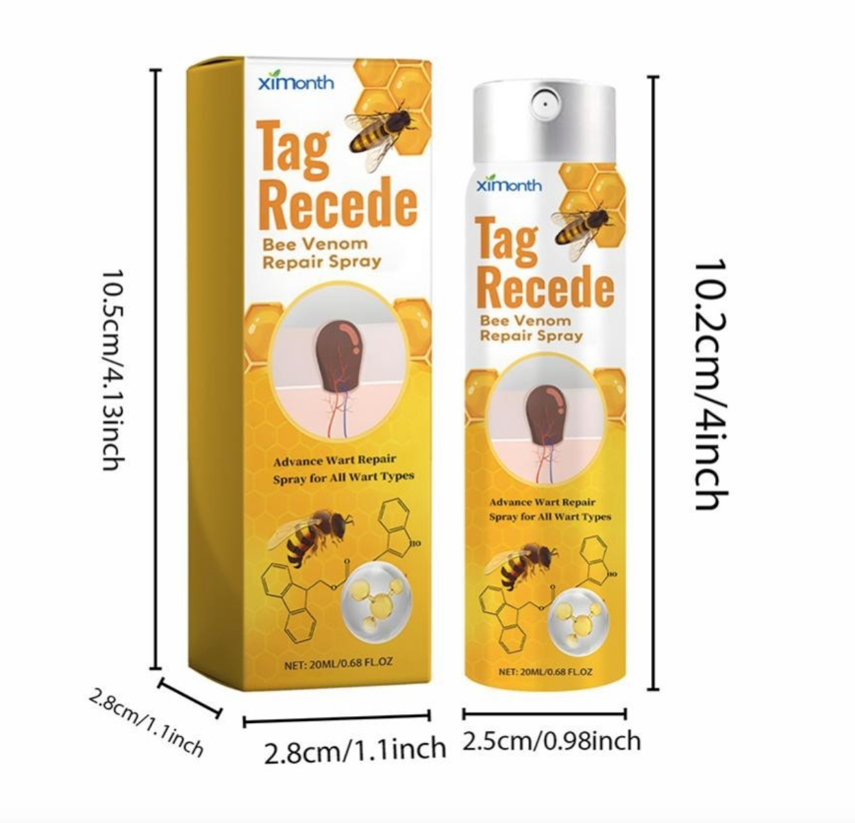 Tag Recede® - Eliminador De Verrugas