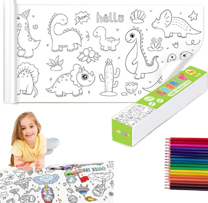 COLOR DRAW™ ROLLO DE PAPEL PARA COLOREAR