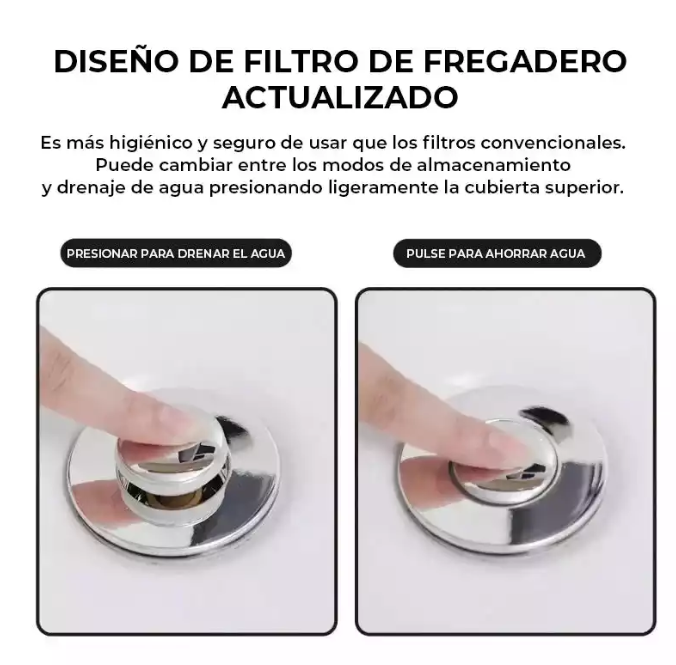 DuoBlock Steel® - Filtro Drenaje Acero Inoxidable (X2 Unidades)