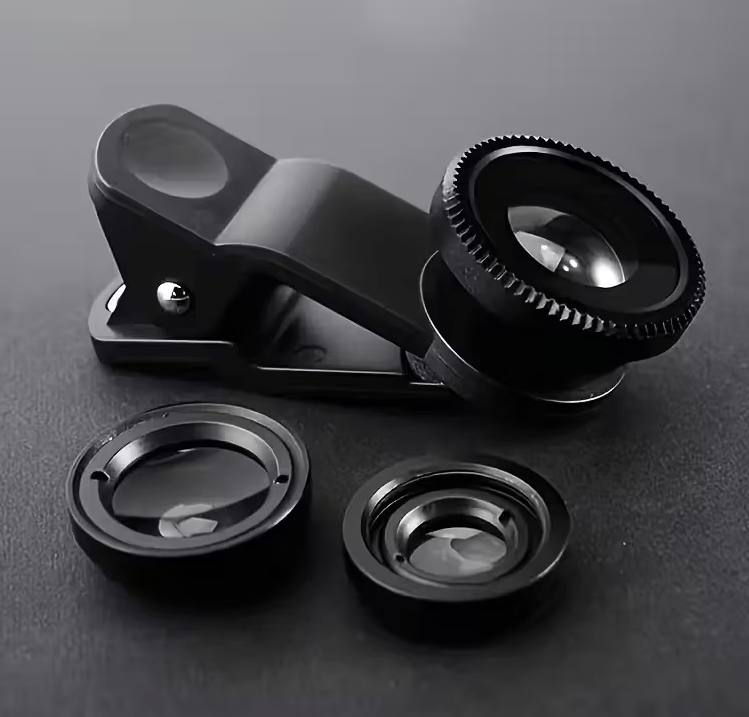 Kit Lentes Celular 3en1 Ojo De Pez Gran