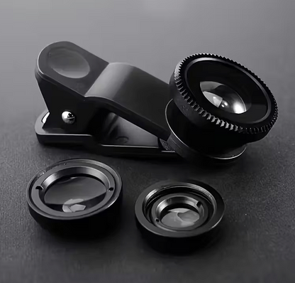 Kit Lentes Celular 3en1 Ojo De Pez Gran