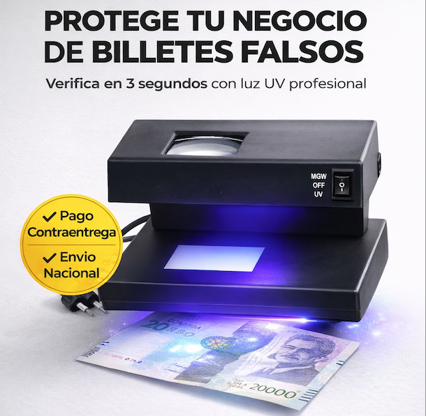 TrueCheck™ - Detector De Billetes Falsos
