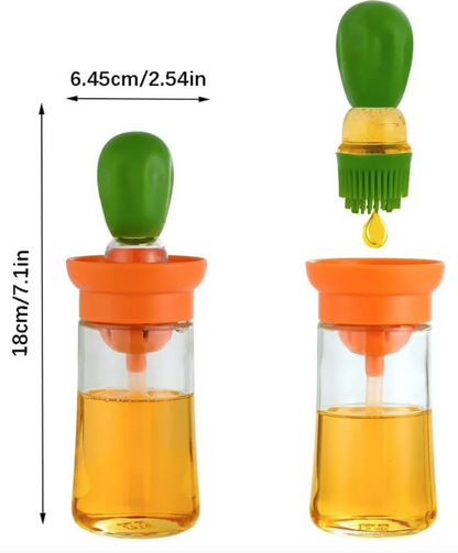 Dispensador Aceite Con Brocha Silicona