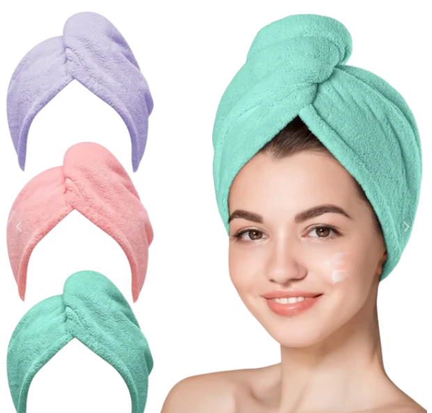 Toalla Para Secado Del Cabello Sin Friz