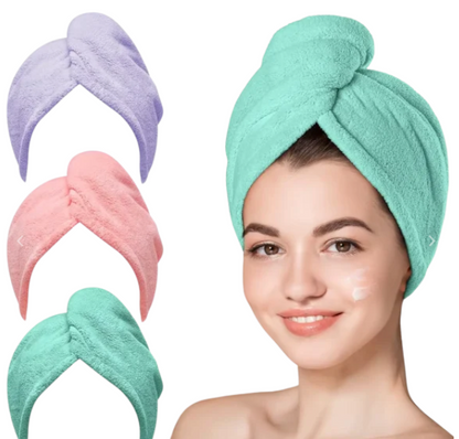 Toalla Para Secado Del Cabello Sin Friz
