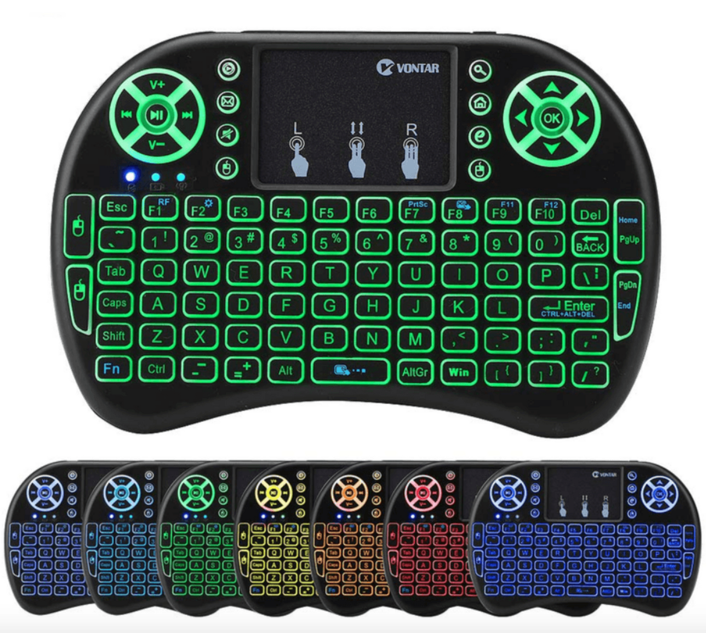 KeyPilot® - Mini Teclado Led para TV