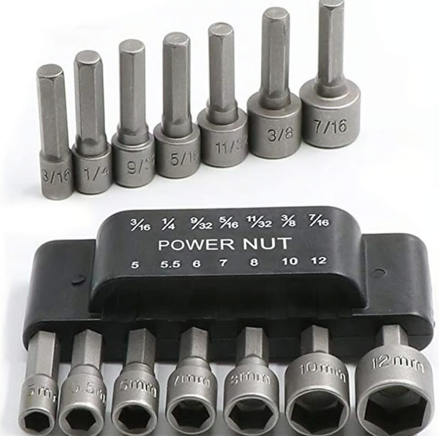 Power Nut® - KIT 14 piezas para atornillar tuercas