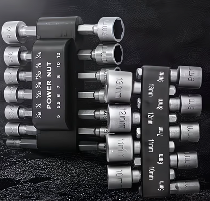 Power Nut® - KIT 14 piezas para atornillar tuercas