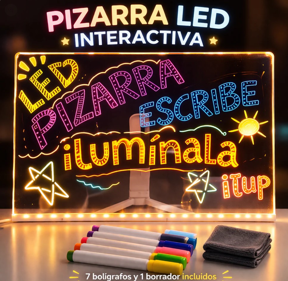 KidsyBoard® - Pizarra LED Mágica