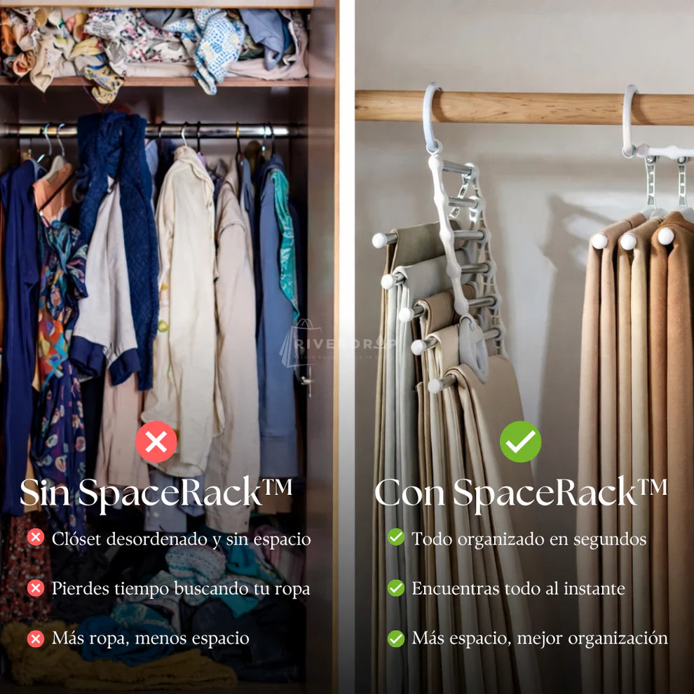 SpaceRack™ - Organiza tu ropa y gana espacio al instante