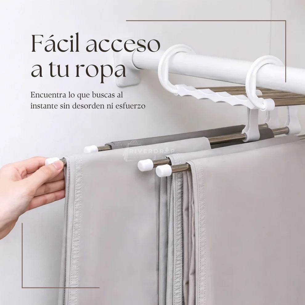 SpaceRack™ - Organiza tu ropa y gana espacio al instante