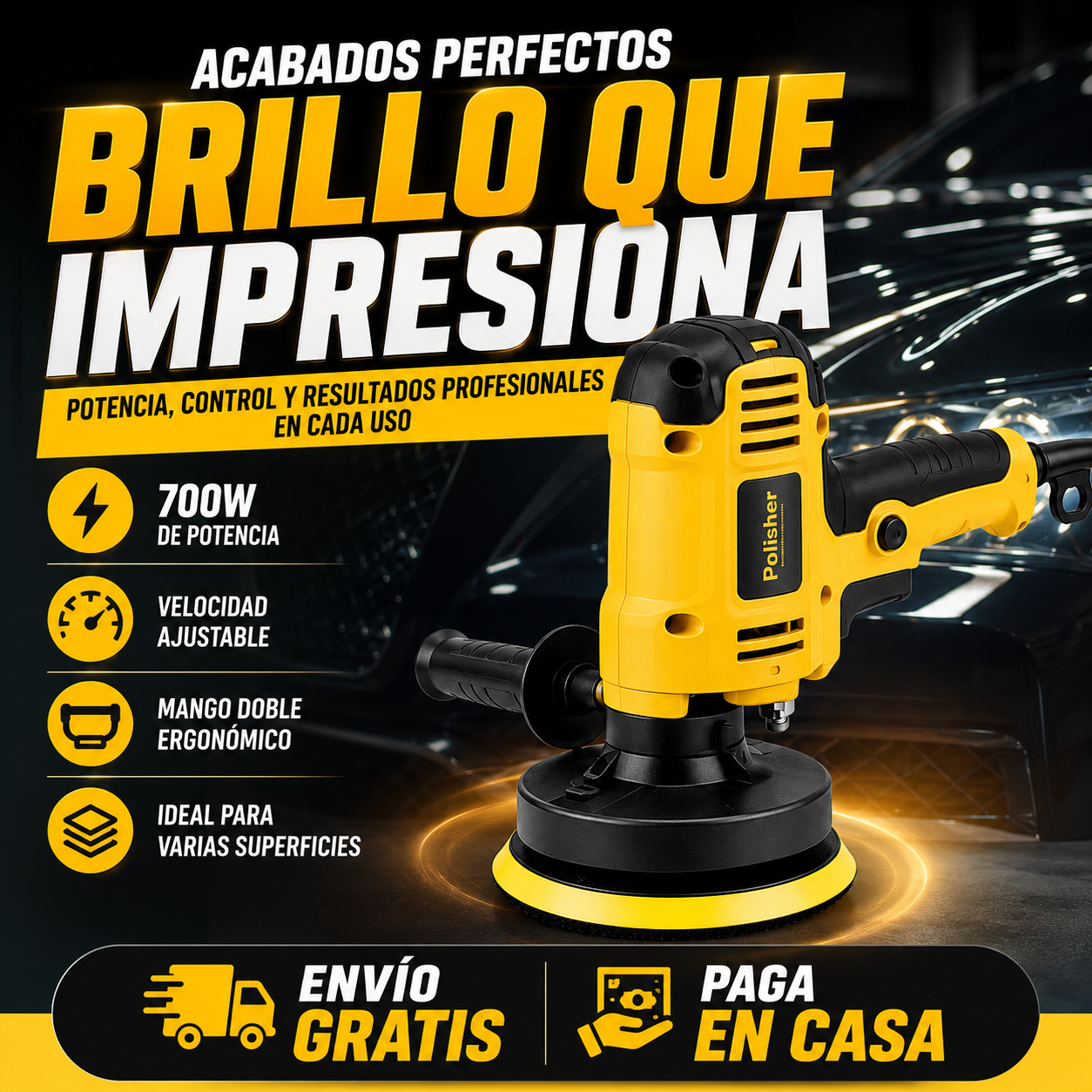ShineForce® - Maquina Pulidora Polichadora Multifuncion