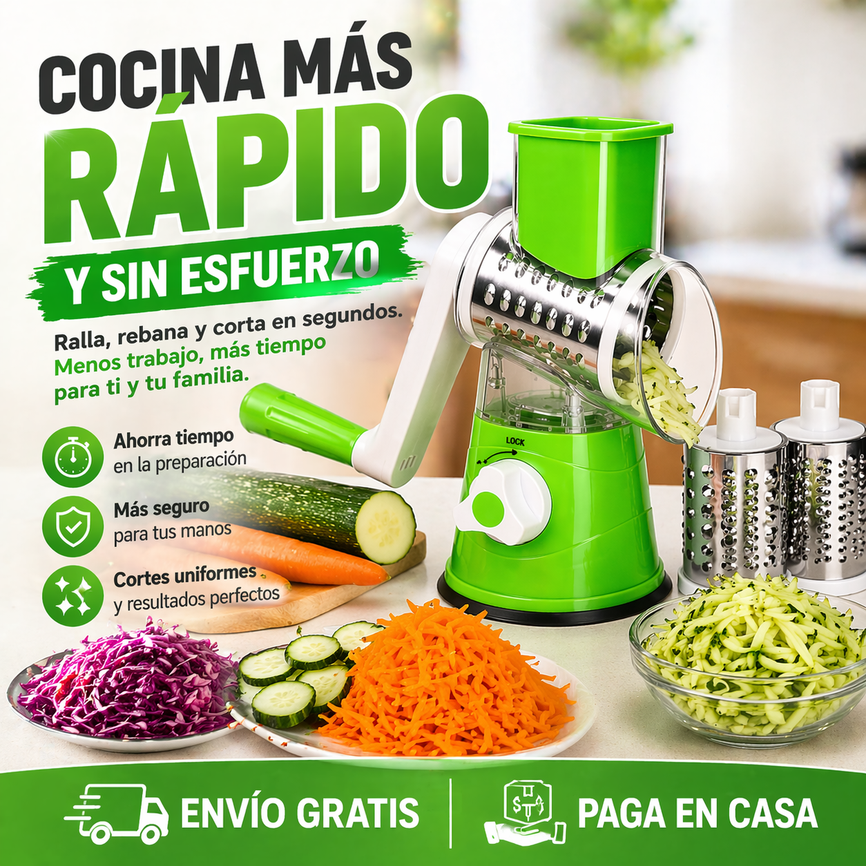 SliceMaster® - Molino Rallador Multiusos