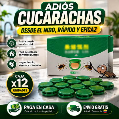 NidoX® - Elimina el nido Cebo Matacucarachas x12 unidades