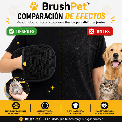BrushPet® - Guante Removedor de Pelo de Mascotas