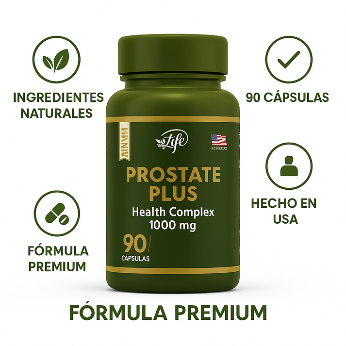 Prostate Plus® - Mejora el flujo urinario (90 Capsulas)