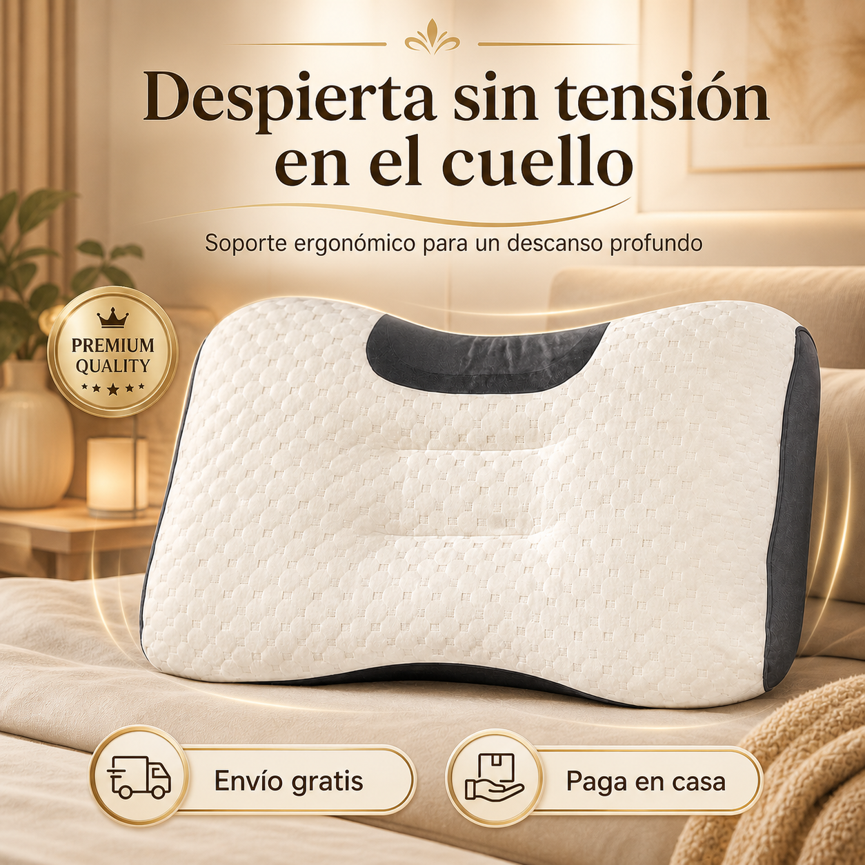 Almohada Ortopedica Cervical Descanso