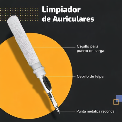 Kit Limpiador De Audifonos 3 En 1