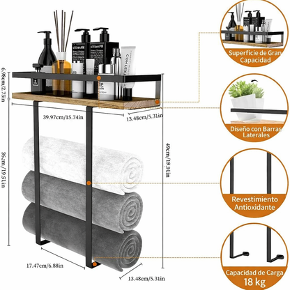 Toallero Organizador para Baño