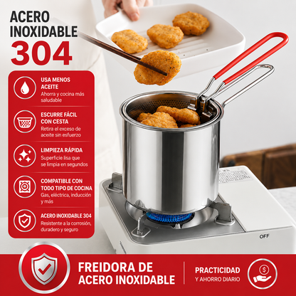 FryMaster™ - Freidora Premium Acero Inoxidable