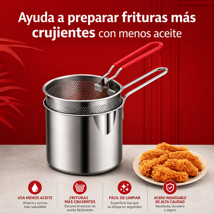 FryMaster™ - Freidora Premium Acero Inoxidable