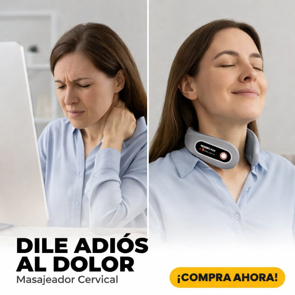 Masajeador de Cuello NeuroCalm® Smart - Alivio instantáneo para tu cuello