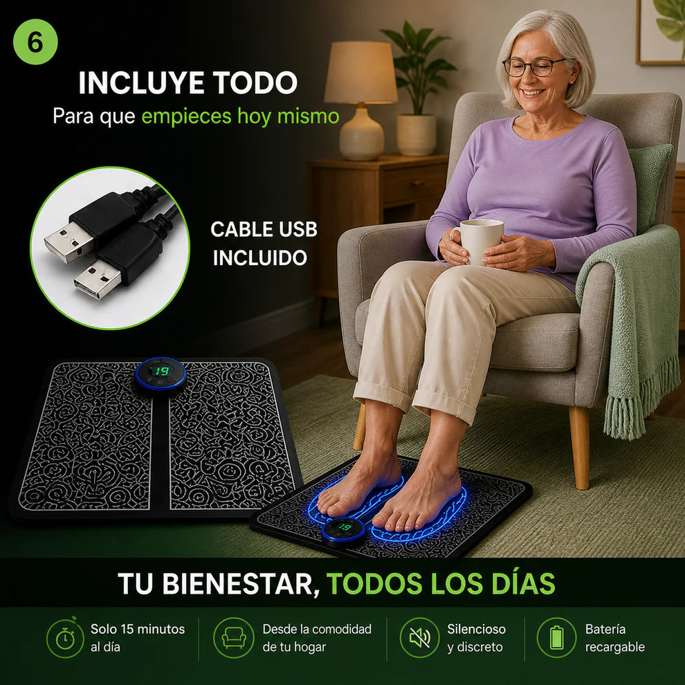 FootRelief Pro – Masajeador de Pies por Estimulación EMS