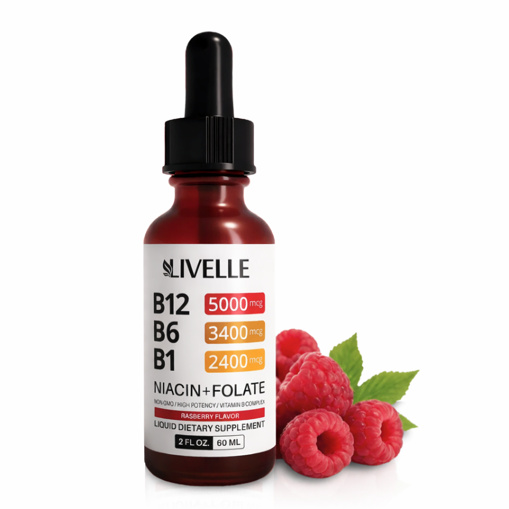 Gotas Vitales B12🍓| Suplemento Vitalidad Diaria Fácil
