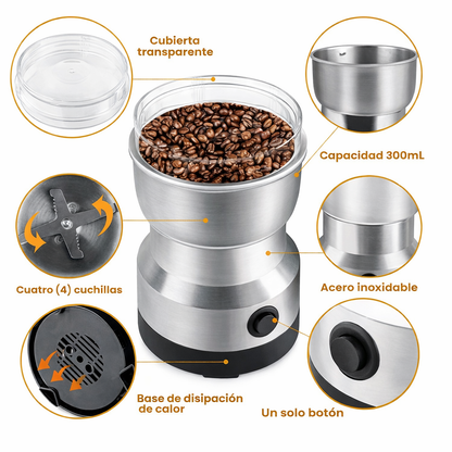 Molino Eléctrico para Café y Especias
