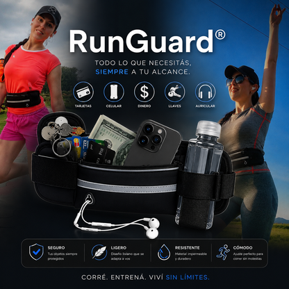 RunGuard® El Mejor Bolso de Correr Impermeable