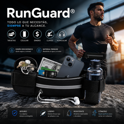 RunGuard® El Mejor Bolso de Correr Impermeable