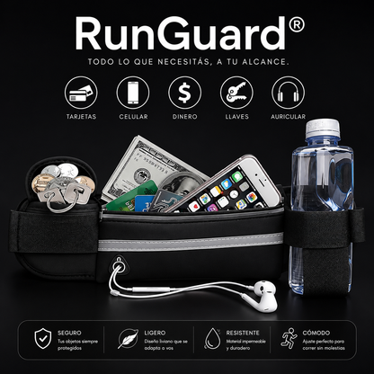 RunGuard® El Mejor Bolso de Correr Impermeable