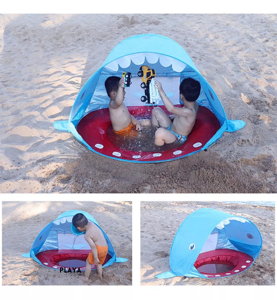 Ballena Splash -Carpa Plegable para Niños