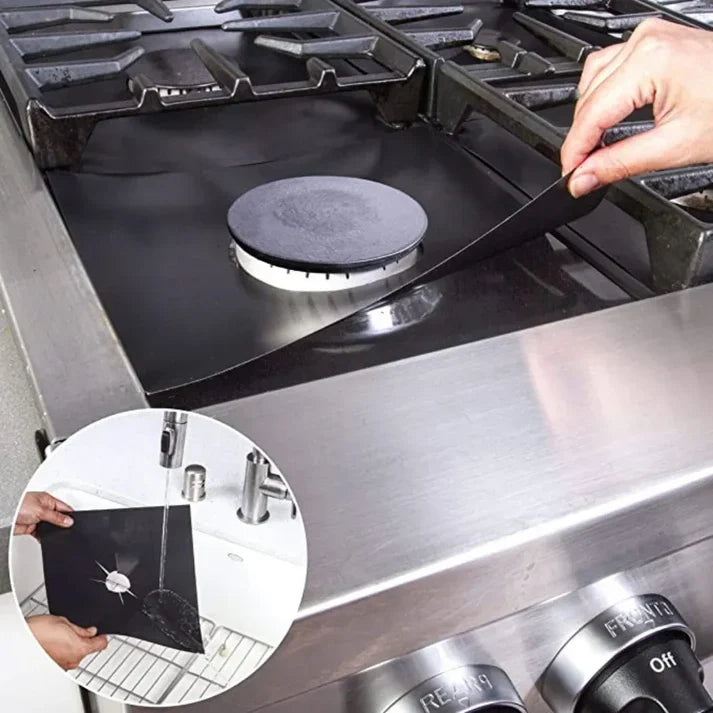 CleanTop™ – Set 4 protectores anti-grasa para cocina
