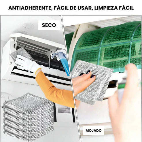 Paños de limpieza multiuso de malla metálica | Llévate 5 paños