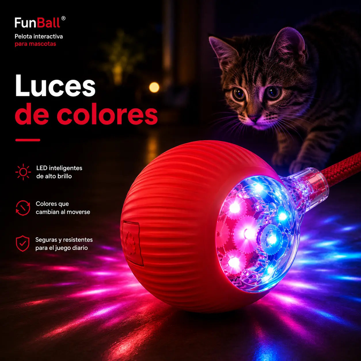 Pelota interactiva para mascotas (Promo hoy: Paga 1 lleva 2)