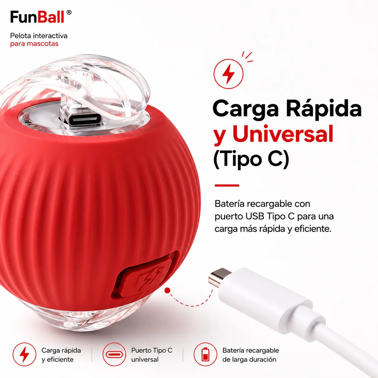 Pelota interactiva para mascotas (Promo hoy: Paga 1 lleva 2)