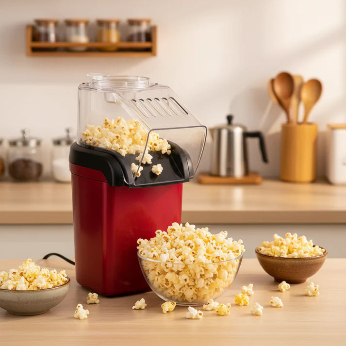 CinePop™ | Maquina de Palomitas sin Aceite en Solo Minutos