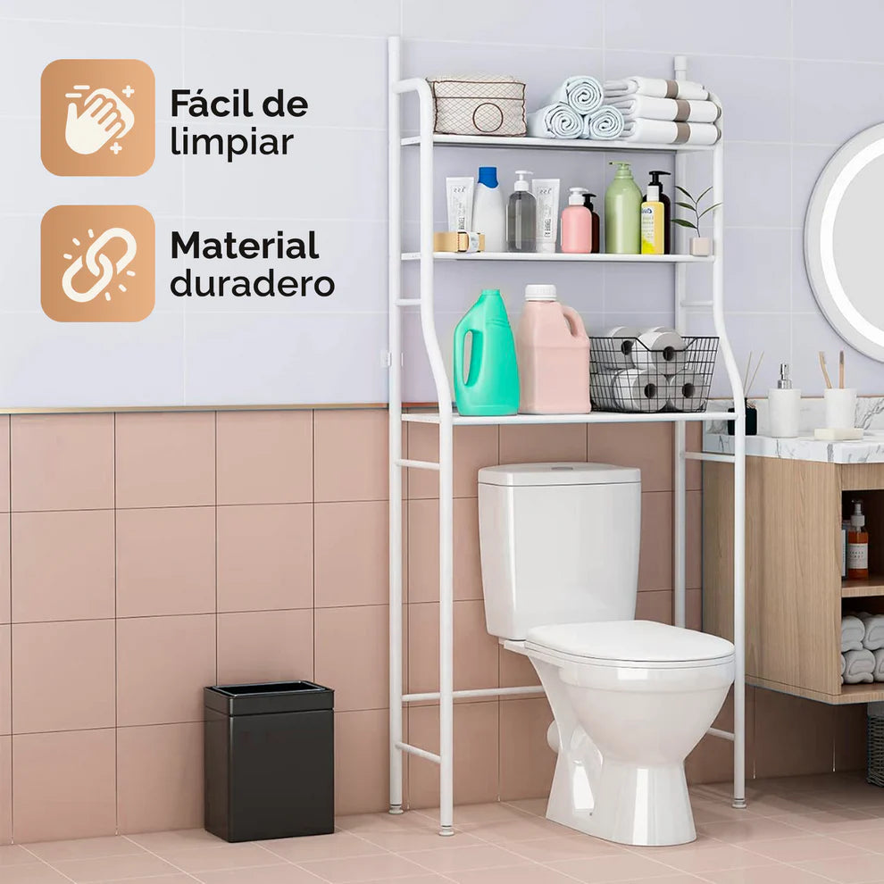 Estante sobre inodoro
