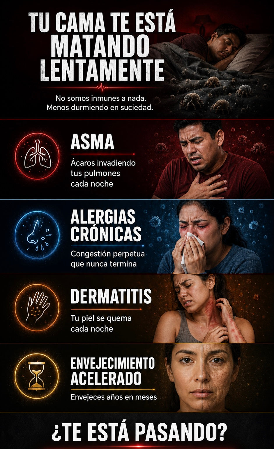 El peligro oculto en tu cama