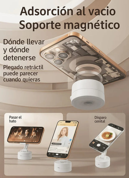 Soporte Magnético 360° con Ventosa – Fijación Súper Segura para Móvil