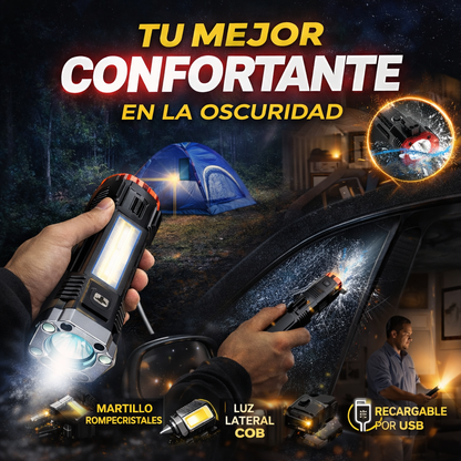 PowerLume 360®  - Linterna Con Martillo De Seguridad
