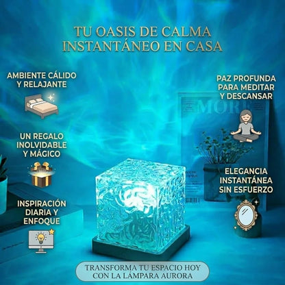 Lampara de aurora boreal