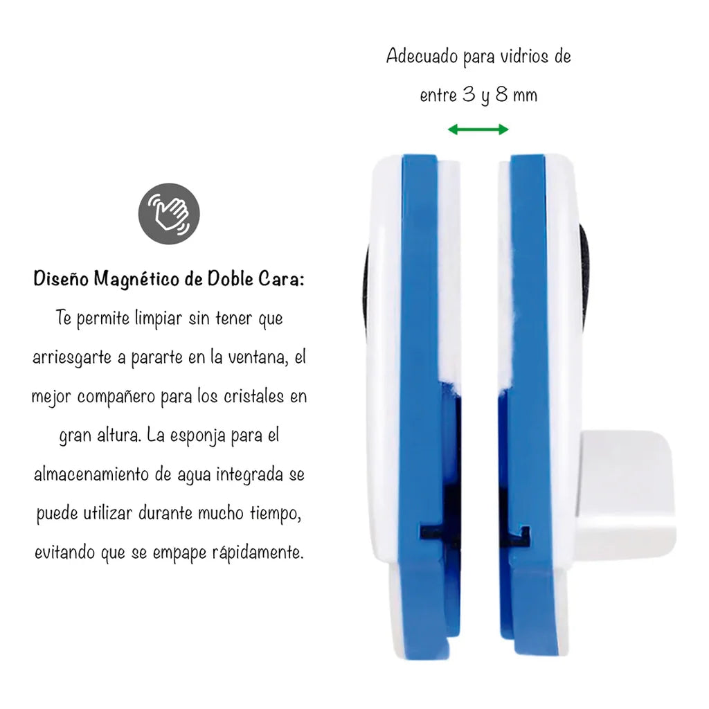 Limpiador de Vidrios Magnetico Bigan™️