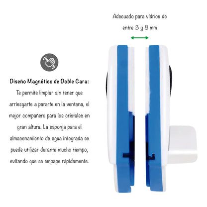 Limpiador de Vidrios Magnetico Bigan™️