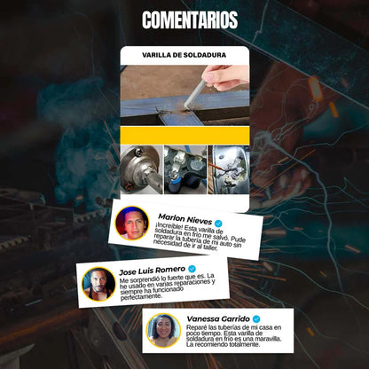 VARILLA DE SOLDADURA UNIVERSAL⚡🔥 PROMO 3 UNIDADES 🔥⚡