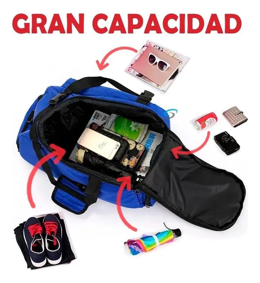 Maleta & Mochila Deportiva T60 Impermeable y Amplia®