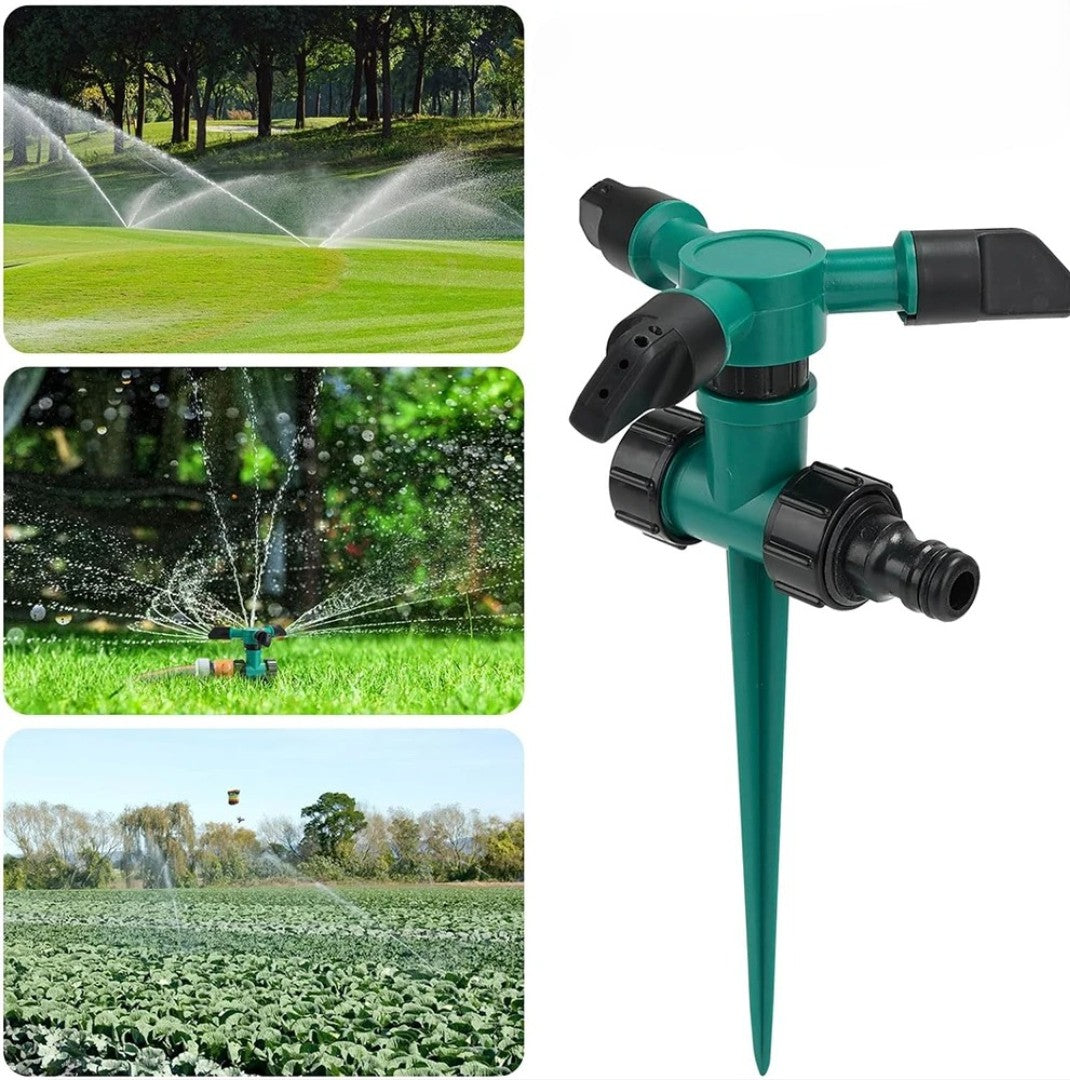 Aspersor Rotativo para Riego de Jardín y Césped – Eficiencia en Agua